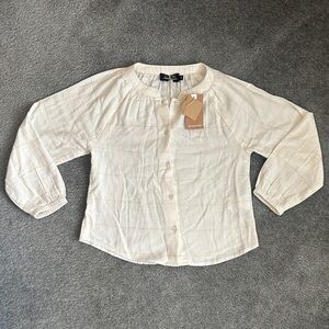 Monoprix Girls’ Ecru-colored Blouse